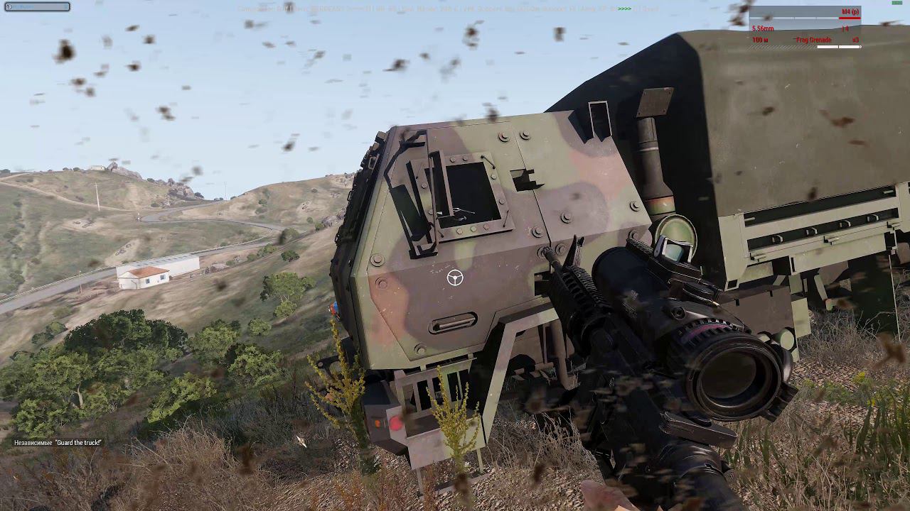 ArmA 3 (4K) Antistasi. Easy mission. Партизанская война. Лёгкая миссия.