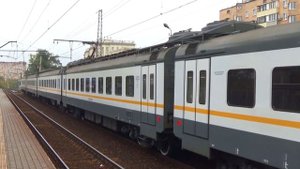 Электропоезд ЭП2Д-0068 "ЦППК" сообщением "Новойерусалимская - Подольск"