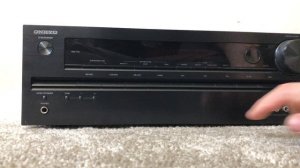 How to Factory Reset Onkyo HT-R590 7.1 HDMI Home Theater Surround Receiver