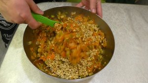 Рассольник в казане, из заготовки в автоклаве смарт шеф