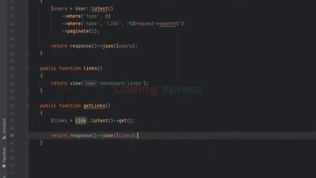 29 Laravel Vue JS Pagination Links Table | Laravel Vue.js URL Shortener Tutorial | Coding Xpress