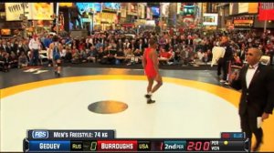 Jordan Burroughs vs. Aniuar Geduev 74KG - 2011 Beat the Streets Battle on Broadway