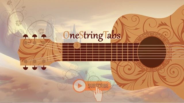 Ievan Polkka One Single String Guitar Tab смотреть онлайн