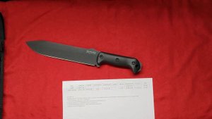 Нож Becker Combat Bowie BK9 от KA-BAR: знакомство, комплектация и установка накладок из микарты