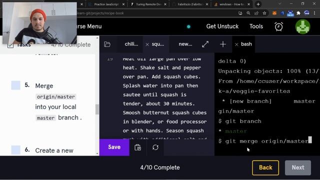 Codecademy, Git and Github part 9 смотреть онлайн