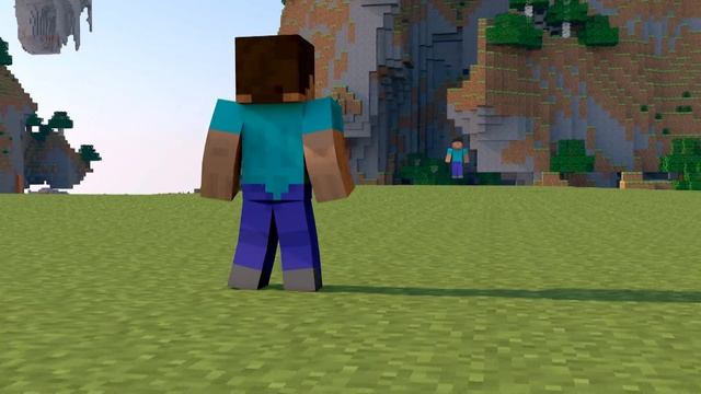 Steve vs Herobrine (Short Minecraft Animation) смотреть онлайн