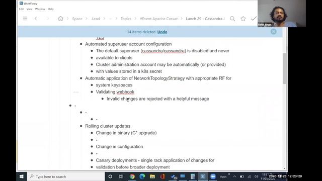 Apache Cassandra Lunch Online Meetup #29: Cassandra and Kubernetes Update смотреть онлайн
