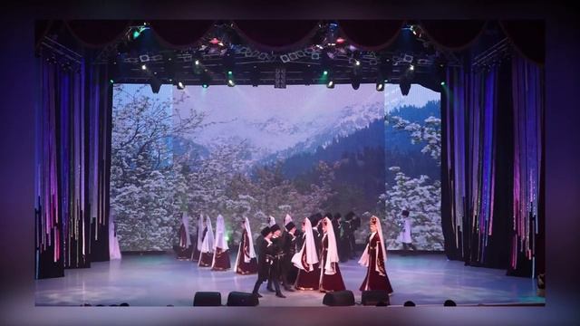 Черкесский княжеский танец "Къафа", ДАКТ "Искорки горных вершин"