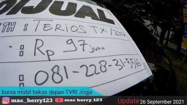 BURSA MOBIL BEKAS TVRI JOGJA, Update 26 September 2021 смотреть онлайн