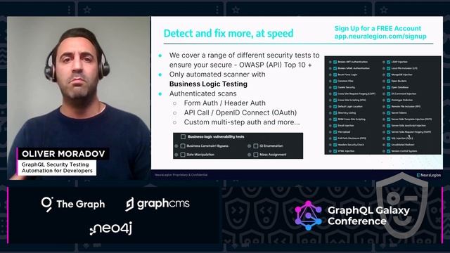 GraphQL Security Testing Automation for Developers - Oliver Moradov, GraphQL Galaxy 2021 смотреть онлайн