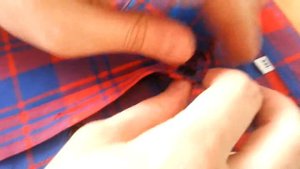 Посылка из Китая. Красная клетчатая рубашка.Женская. Качественная