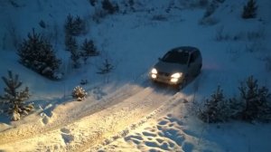 Offroad SsangYong Kyron 2.3 MT подъём в горку