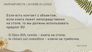 НАРЕЧИЯ МЕСТА В ИТАЛЬЯНСКОМ ЯЗЫКЕ (часть 1) #итальянскийдляначинающих  #итальянскийонлайн