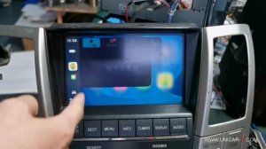 Lexus RX 350/400H  2006-2009 установка блока CarPlay Android Auto на штатный монитор