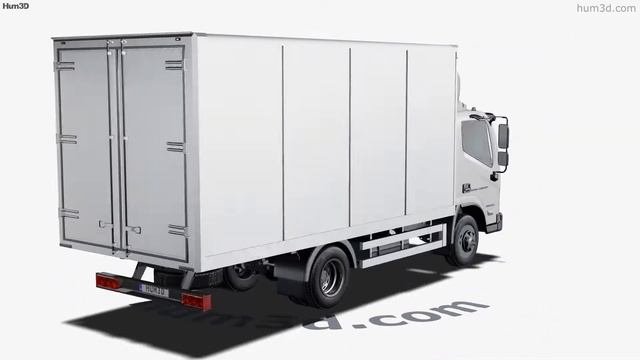 GAZ Valdai NEXT Box Truck 2020 3D model by Hum3D.com