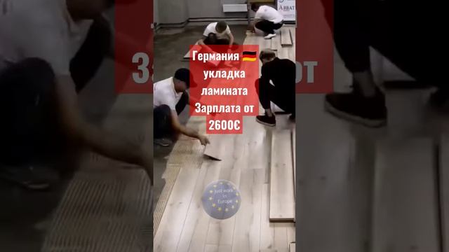 #ламинат #работать #работа #германия