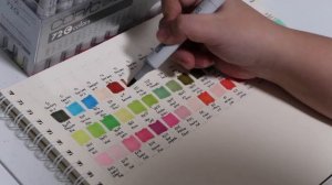 Copic Sketch Set C 72 Swatches