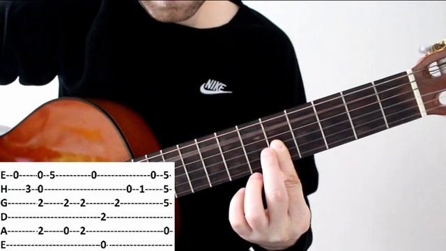 Разбор красивой мелодии на гитаре из кинофильма Шербургские зонтики смотреть онлайн