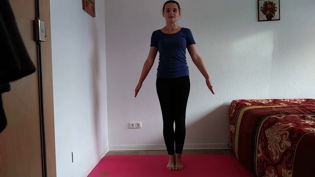 Тадасана - поза горы