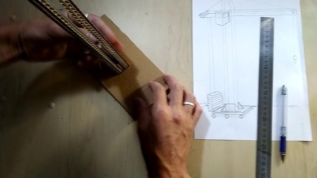 Башенный кран из картона/Tower crane made of cardboard/DIY смотреть онлайн