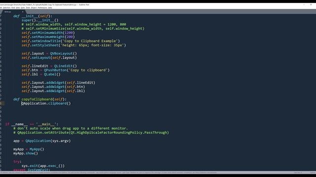 Implement Copy Content To Clipboard Feature | PyQt5 Tutorial