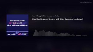 Why Should Agents Register with Ritter Insurance Marketing?