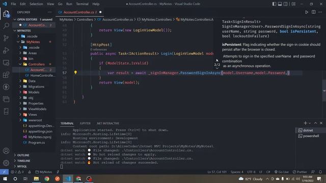 #8. Notes App in ASP NET CORE 6 and SQL SERVER | In Nepali смотреть онлайн