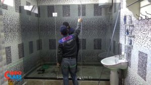 Душевые кабины купить в Душанбе. Душевые Кабины из СТЕКЛА в Душанбе. Процесс работы. Сафогласс.