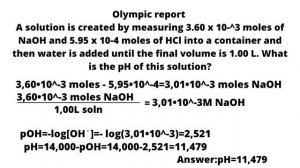 A solution is created by measuring . Қонақбай Бибінұр АЗТ 203