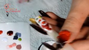 Зимний дизайн ногтей.Гномик/Winter nail design.Gnome