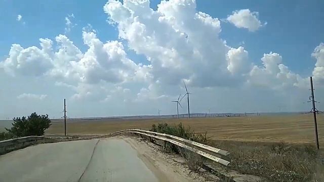 КРЫМ. ДОРОГА КЕРЧЬ - ФЕОДОСИЯ ЧЕРЕЗ НОВООТРАДНОЕ. смотреть онлайн