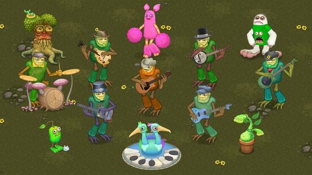 Shugabush Island (Остров Сахабуша) 4K Не Полная Песня - (My singing Monstres - Мои Поющие Монстры) смотреть онлайн