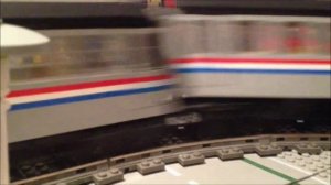 Lego Metroliner 4558 train crash