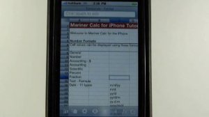 iPhone apps - Mariner Calc (Excel Spreadsheet for iPhone)