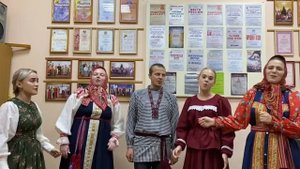 Рубрика «Пойте дома»Ансамбль русской народной песни «Благодать» - «Заболела у Маши головка»