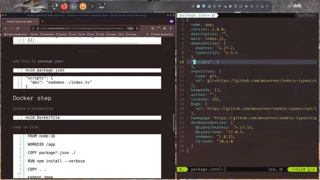NodeJS TypeScript: Baby Steps #02 – Nodemon + ts-node смотреть онлайн