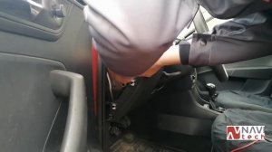 Установка gps-трекера NaviTrek 520L на легковой автомобиль