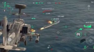 как играть на вертолёте в Modern Warships. апачь в деле