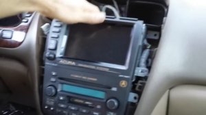 How to Remove Navigation & Radio from Acura MDX 2002 For Repair