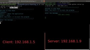 Chatting Application using Sockets in Python with Raspberry Pi