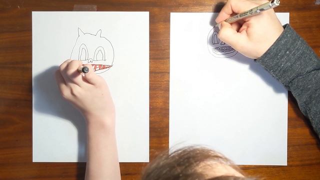 How to draw Cartoon Cat (Trevor Henderson) смотреть онлайн