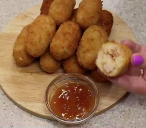 ТАПАС, КРОКЕТЫ С ВЕТЧИНОЙ! СКОЛЬКО НЕ СДЕЛАЙ - БУДЕТ МАЛО!