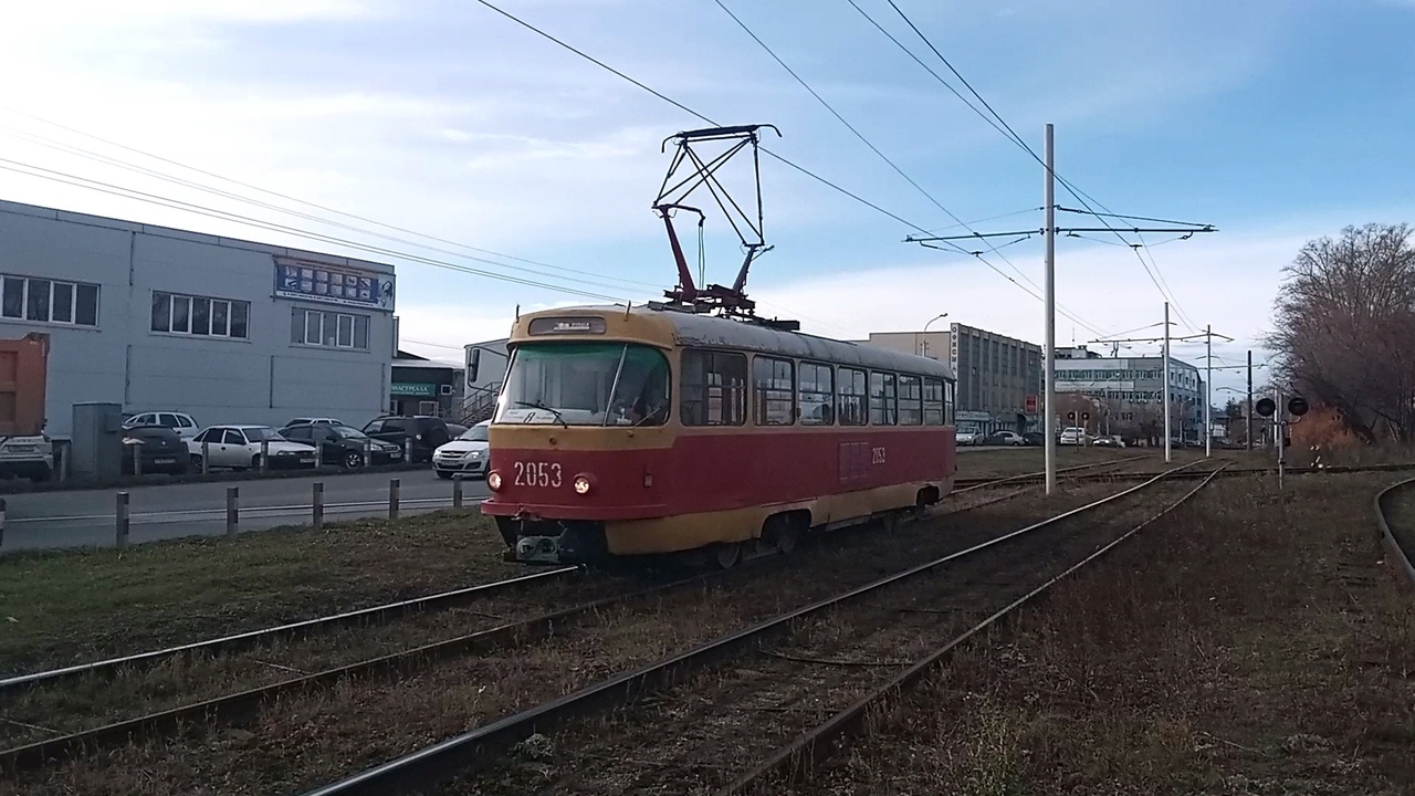 чешские трамваи татра сейчас в уфе осень 2021 russia tram работают в северной част города черниковка