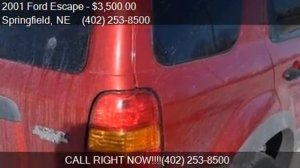 2001 Ford Escape XLT 4WD 4dr SUV for sale in Springfield, NE