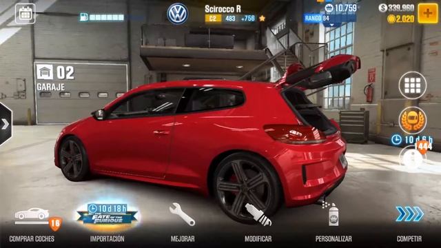 Csr 2 Racing best time 1/4 mile Volkswagen Scirocco R level 5 Gameplay смотреть онлайн