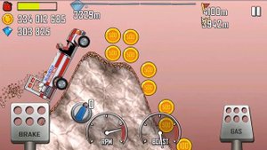 Hill Climb Racing: Ambulance+Mars 3975m