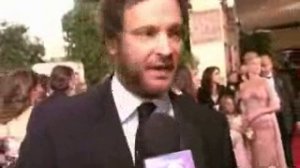 Colin Firth at the Golden Globes/Court TV