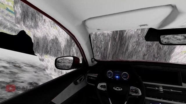 BeamNG drive - Leap Of Death Car Jumps & Falls Into Lava Pit - #102 | Gameweon смотреть онлайн