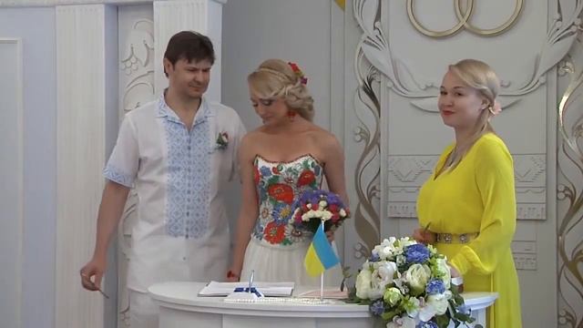 Свадебный клип. Шевченковский ЗАГС. смотреть онлайн