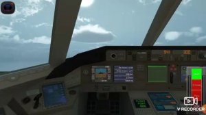 Полёт на боинге 747-400 в игре "Flight 787-Advanced-Lite"